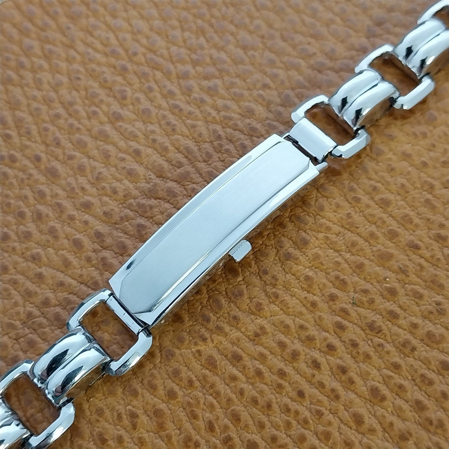 5/8" 1940s 12k White Gold-Filled Kestenmade Majestic nos Vintage Watch Band