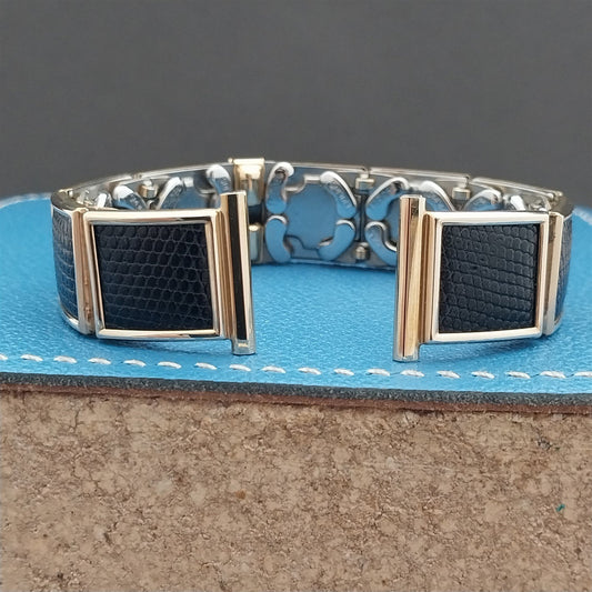 Vintage Lizard & 10K Gold-Filled Speidel Leatha Elegance 1950s Unused Watch Band