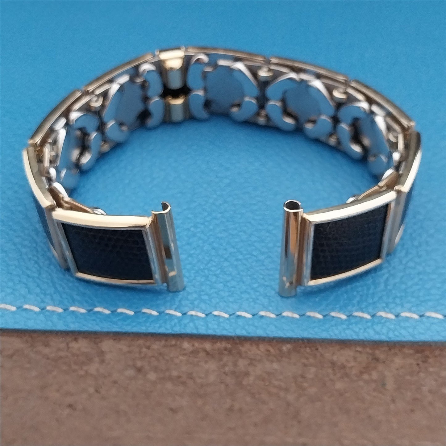 Vintage Lizard & 10K Gold-Filled Speidel Leatha Elegance 1950s Unused Watch Band