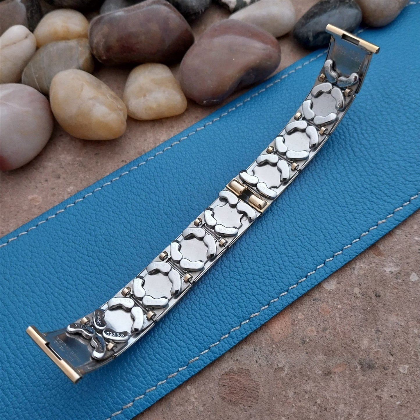 Vintage Lizard & 10K Gold-Filled Speidel Leatha Elegance 1950s Unused Watch Band