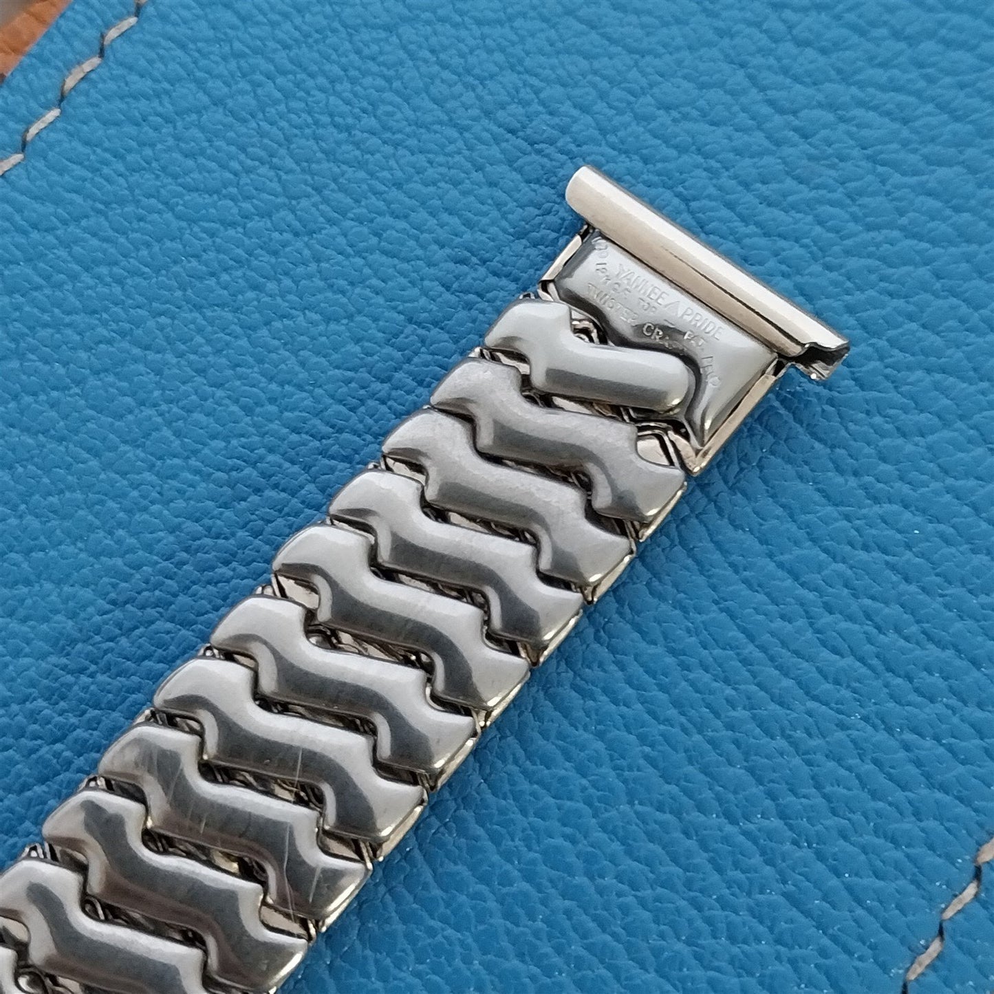 1940s Yankee Pride 12k White Gold Filled Tex-Twist nos Vintage Watch Band