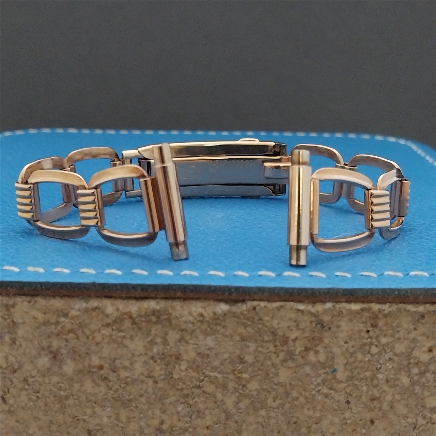 Vintage Art Deco Rose Gold-Filled Hadley Elgin Classic 1940s Watch Band