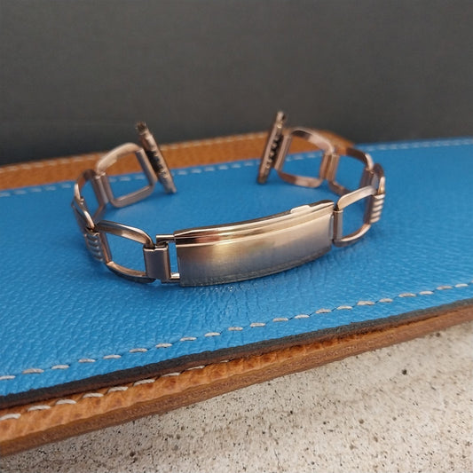 Art Deco Rose Gold-Filled Hadley Elgin 1940s Vintage Watch Band