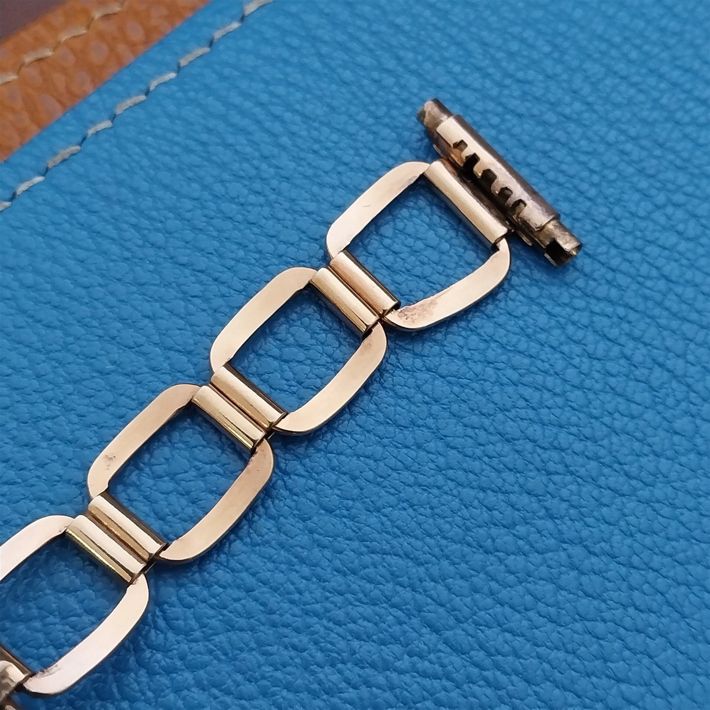 Vintage Art Deco Rose Gold-Filled Hadley Elgin Classic 1940s Watch Band