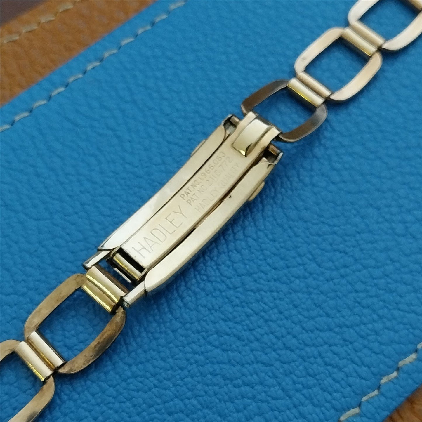 Vintage Art Deco Rose Gold-Filled Hadley Elgin Classic 1940s Watch Band