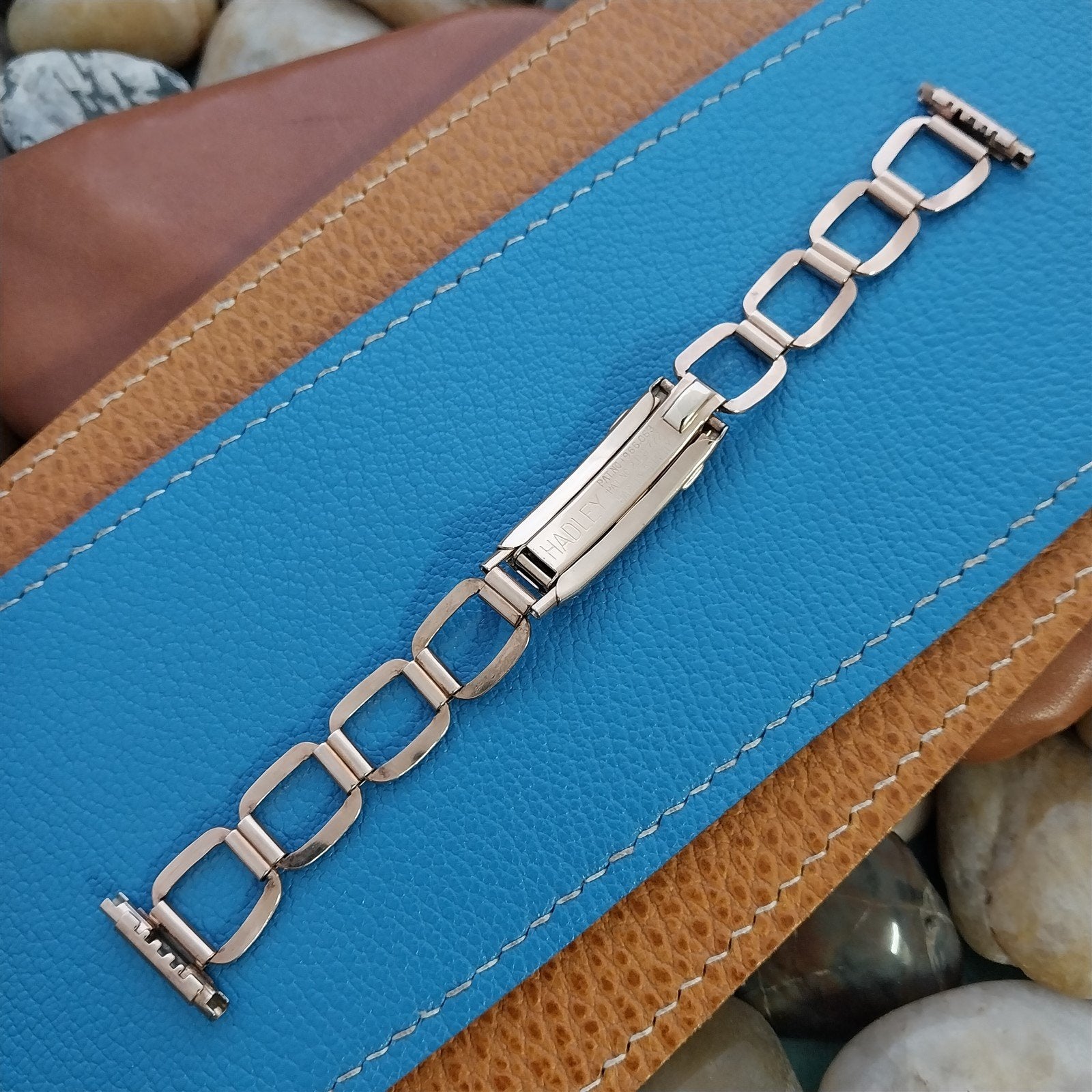 Art Deco Rose Gold-Filled Hadley Elgin 1940s Vintage Watch Band