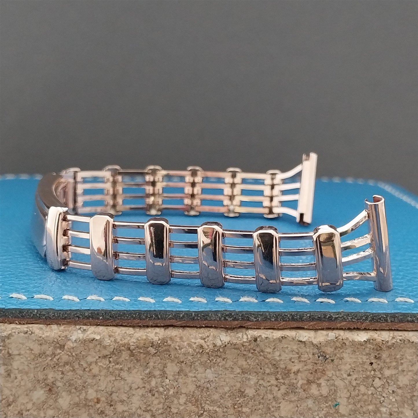 1940s 12k Rose Gold-Filled 5/8" Kestenmade Majestic nos Vintage Watch Band
