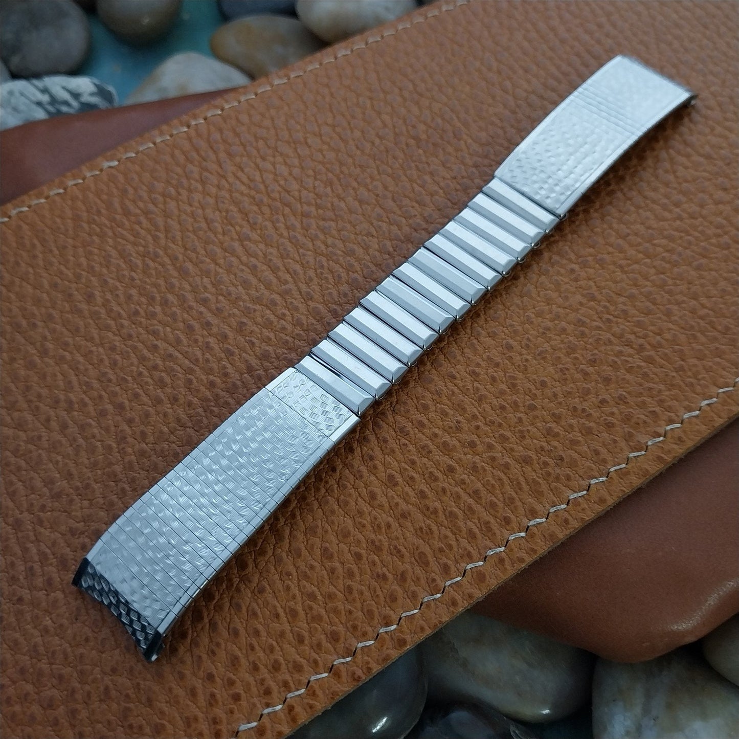 17.2mm Stainless Steel Kreisler Classic Unused 1960s Vintage Watch Band