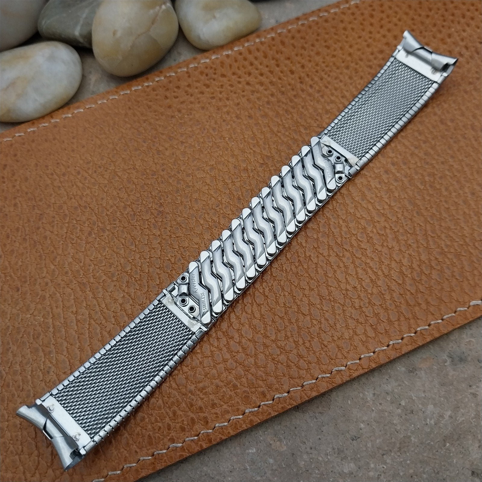 Vintage 17.2mm Stainless Steel Kreisler Classic Unused 1960s Watch Band