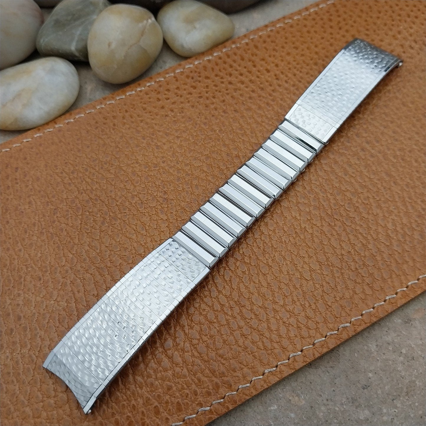 Vintage 17.2mm Stainless Steel Kreisler Classic Unused 1960s Watch Band