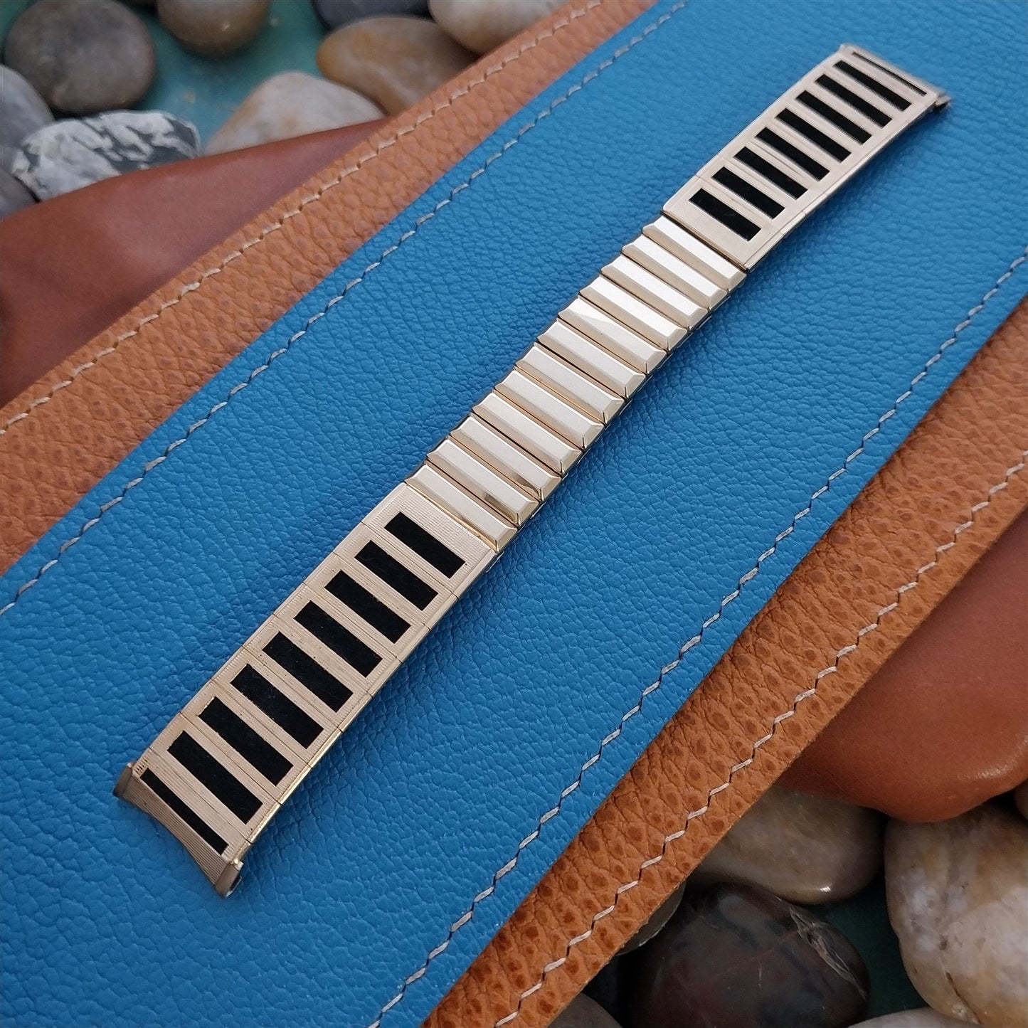 Hadley Elgin 10k Gold-Filled Expansion nos Unused 1960s Vintage Watch Band