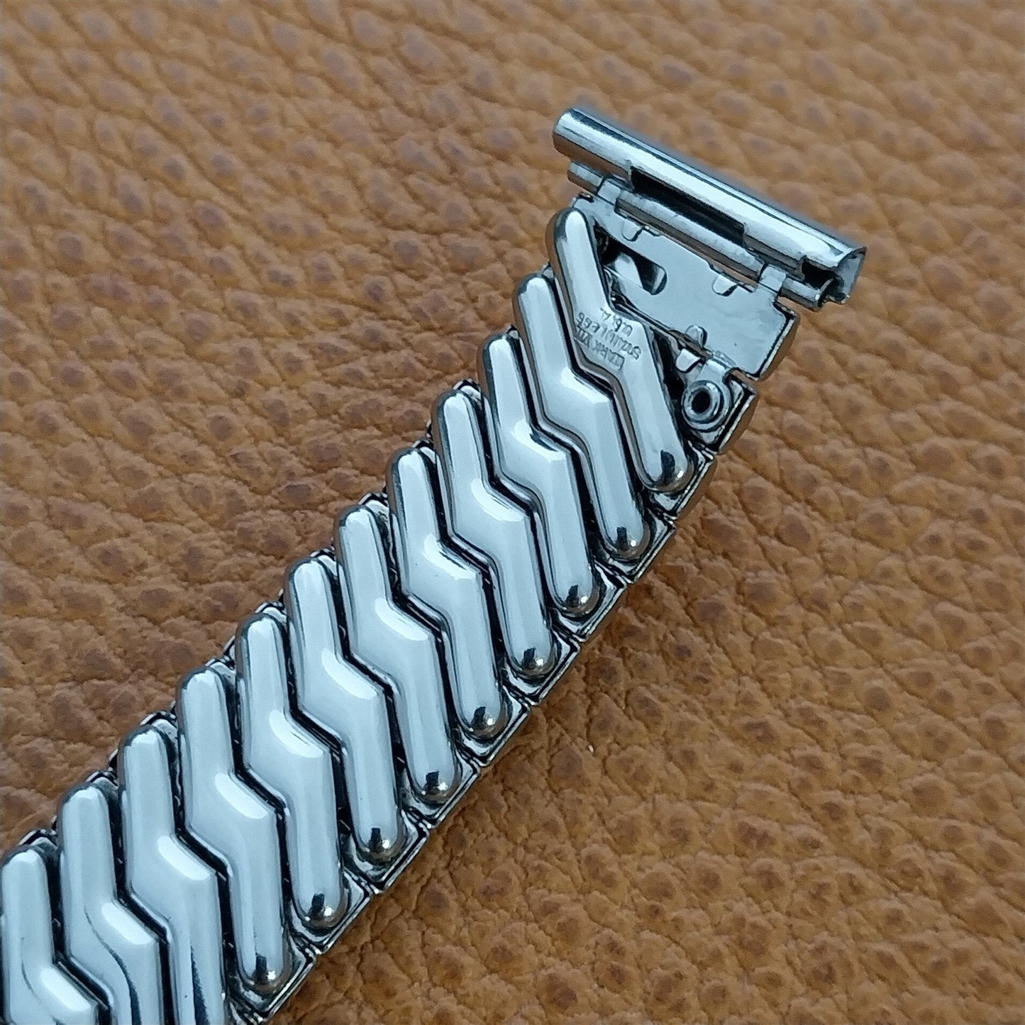 Short 1960s Stainless Steel Mark VII USA nos Vintage Watch Band