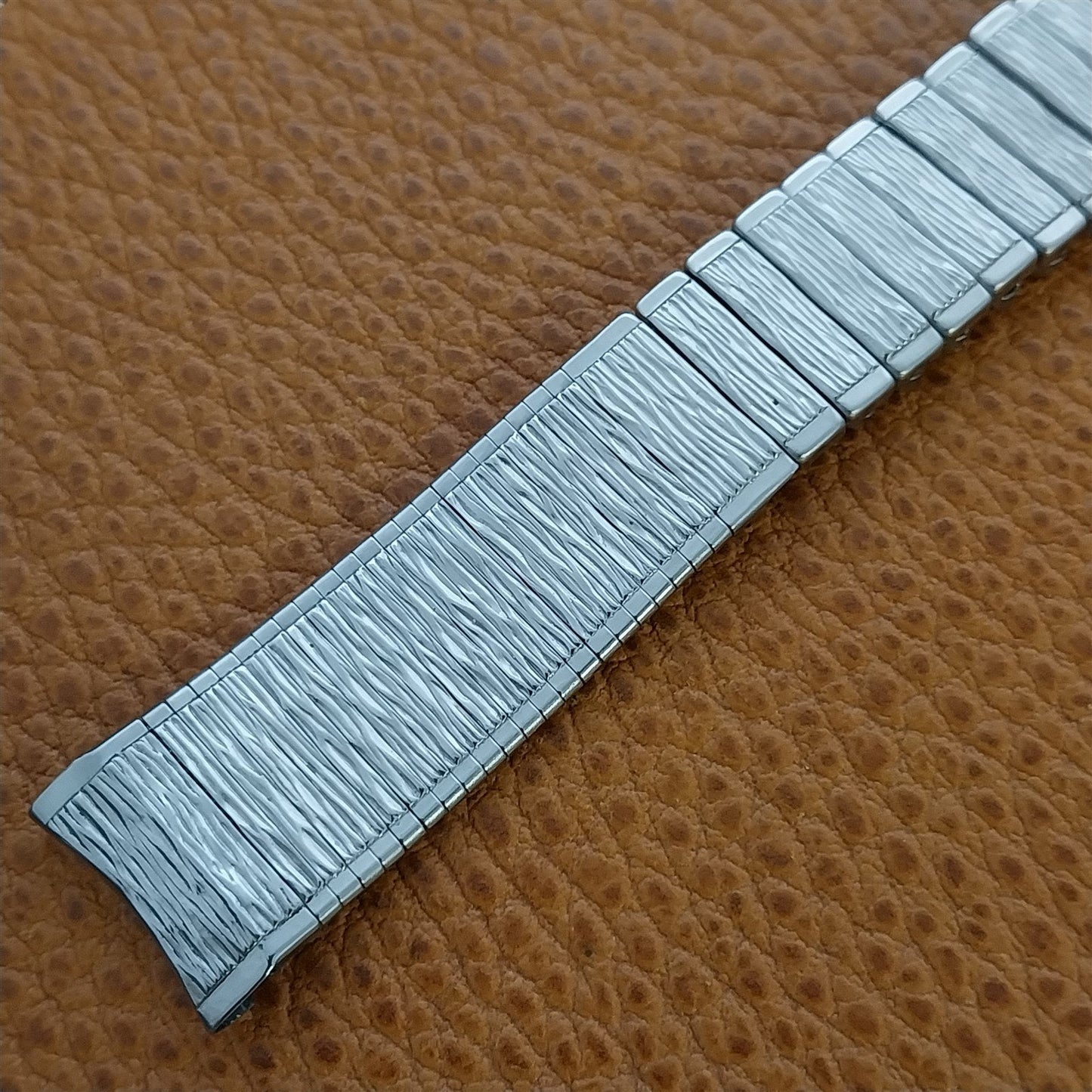 Vintage 17mm Scott Stainless Steel Expansion 1960s Unused Watch Band