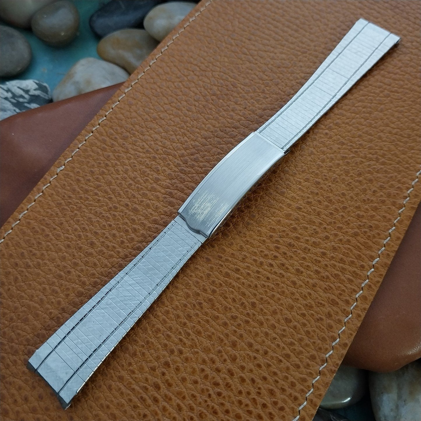 17.2mm Stainless Steel Kestenmade USA Made 1960s Unused nos Vintage Watch Band