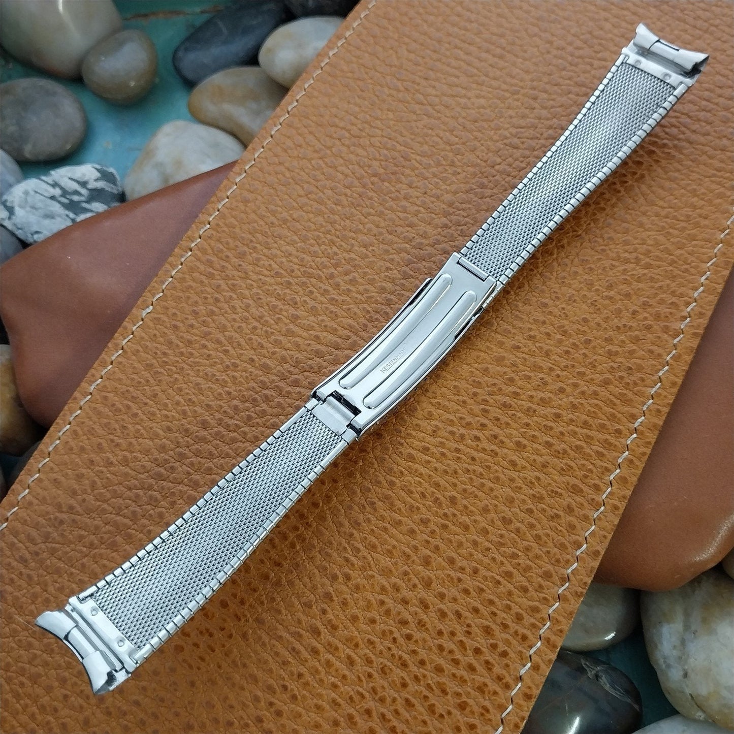 17.2mm Stainless Steel Kestenmade USA Made 1960s Unused nos Vintage Watch Band