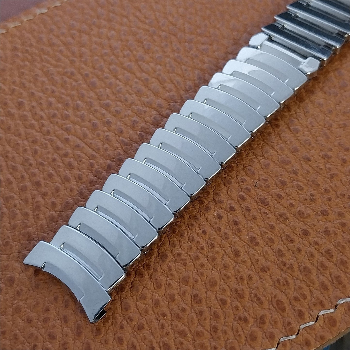 19mm 18mm JB Champion Short Stainless Steel Unused nos 1950s Vintage Watch Band