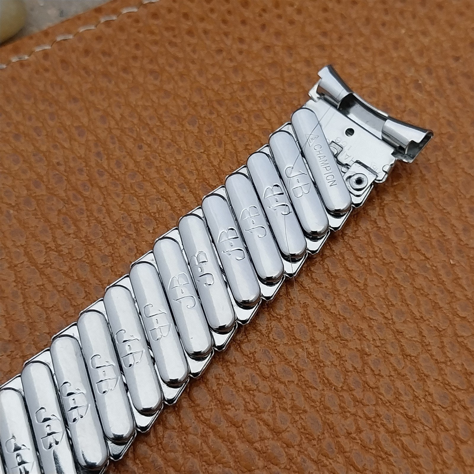 19mm 18mm JB Champion Short Stainless Steel Unused nos 1950s Vintage Watch Band