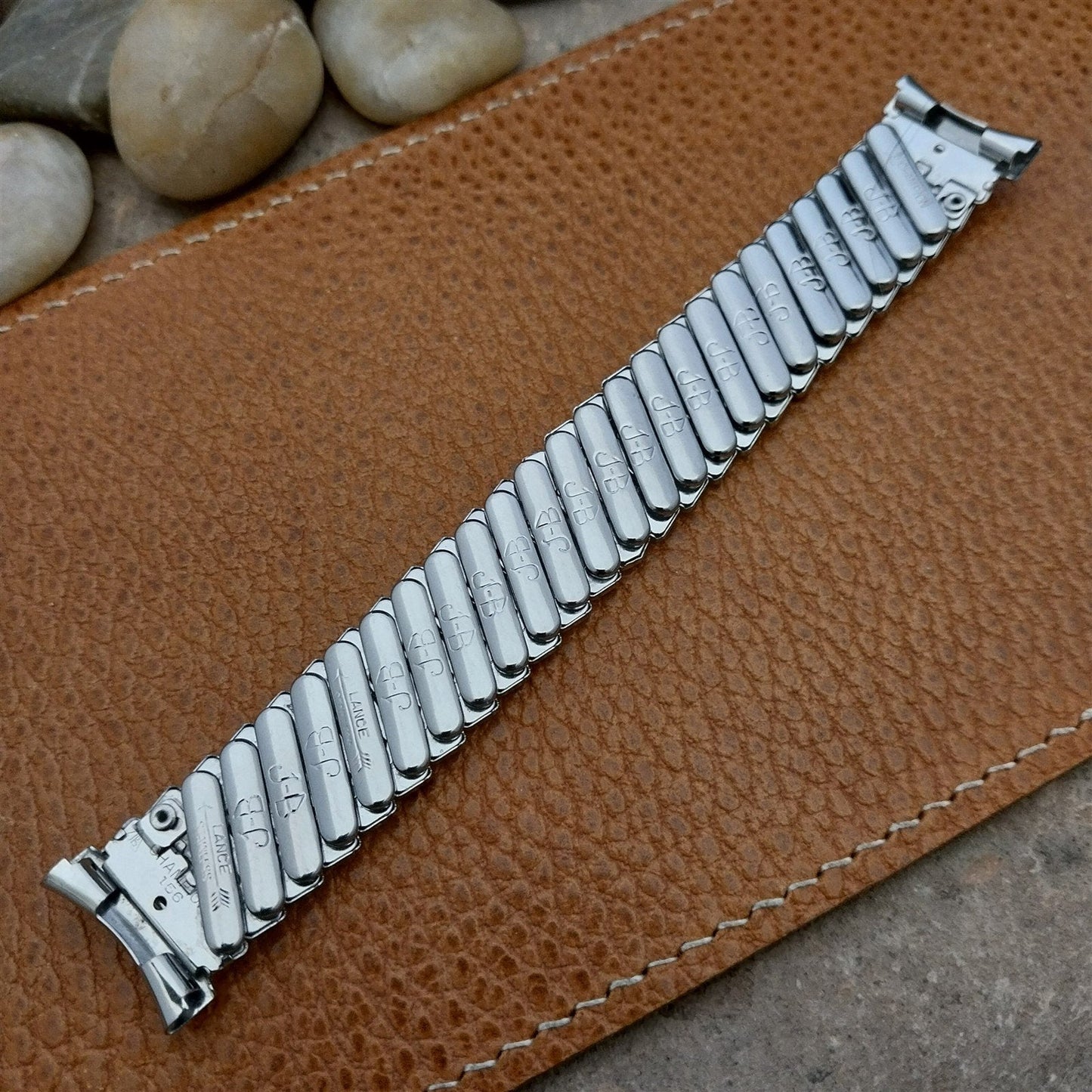 19mm 18mm JB Champion Short Stainless Steel Unused nos 1950s Vintage Watch Band