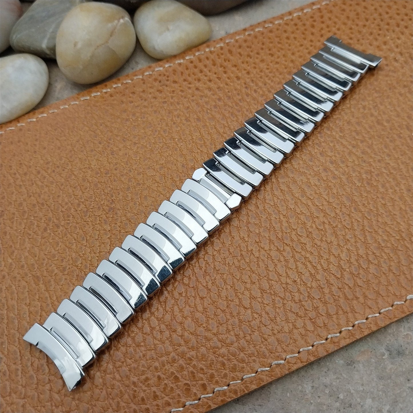 19mm 18mm JB Champion Short Stainless Steel Unused nos 1950s Vintage Watch Band