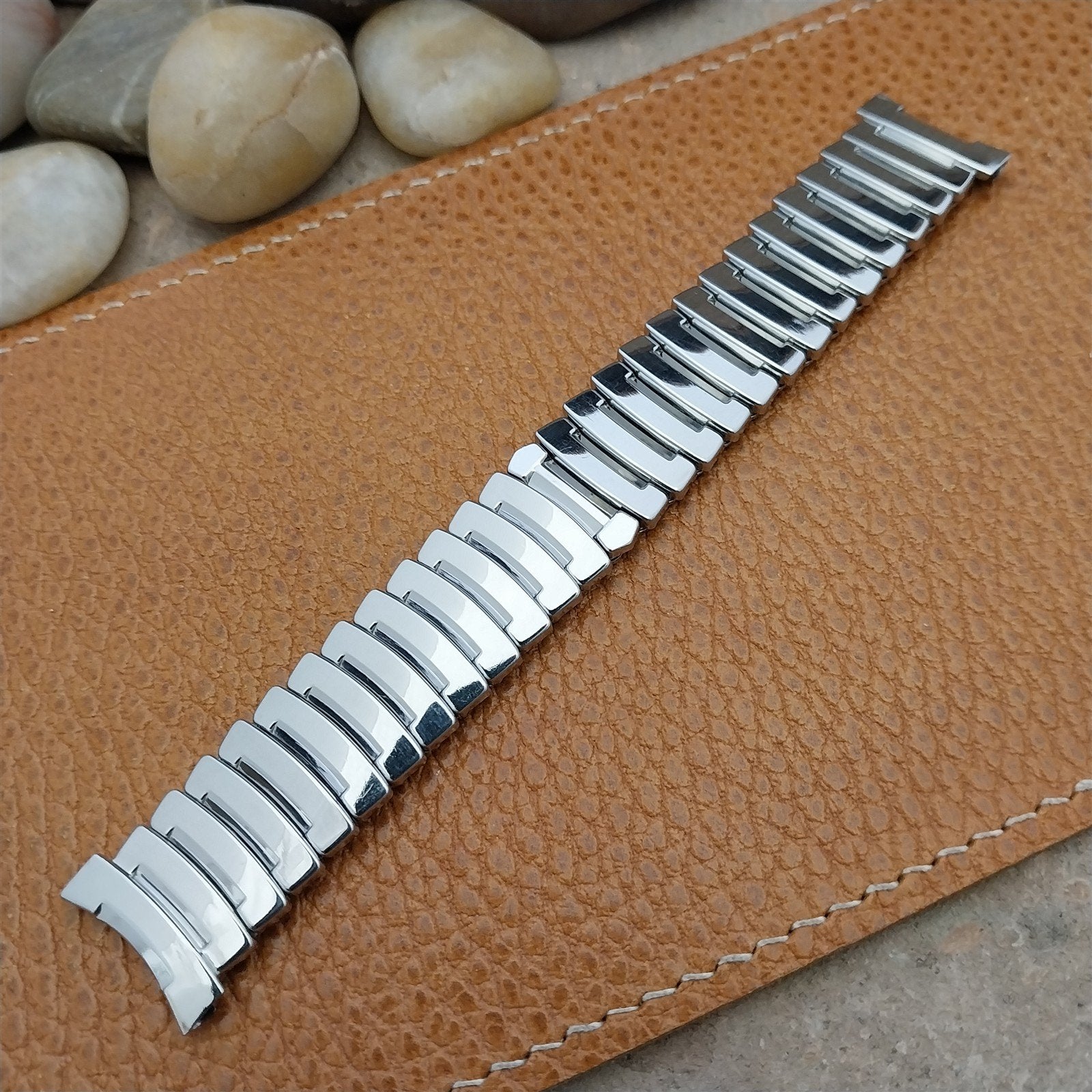 19mm 18mm JB Champion Short Stainless Steel Unused nos 1950s Vintage Watch Band