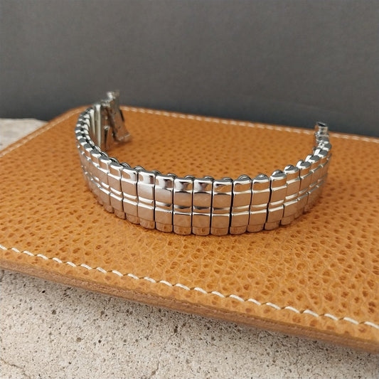 1960s 19mm 18mm JB Champion Stainless Steel Short Unused Vintage Watch Band