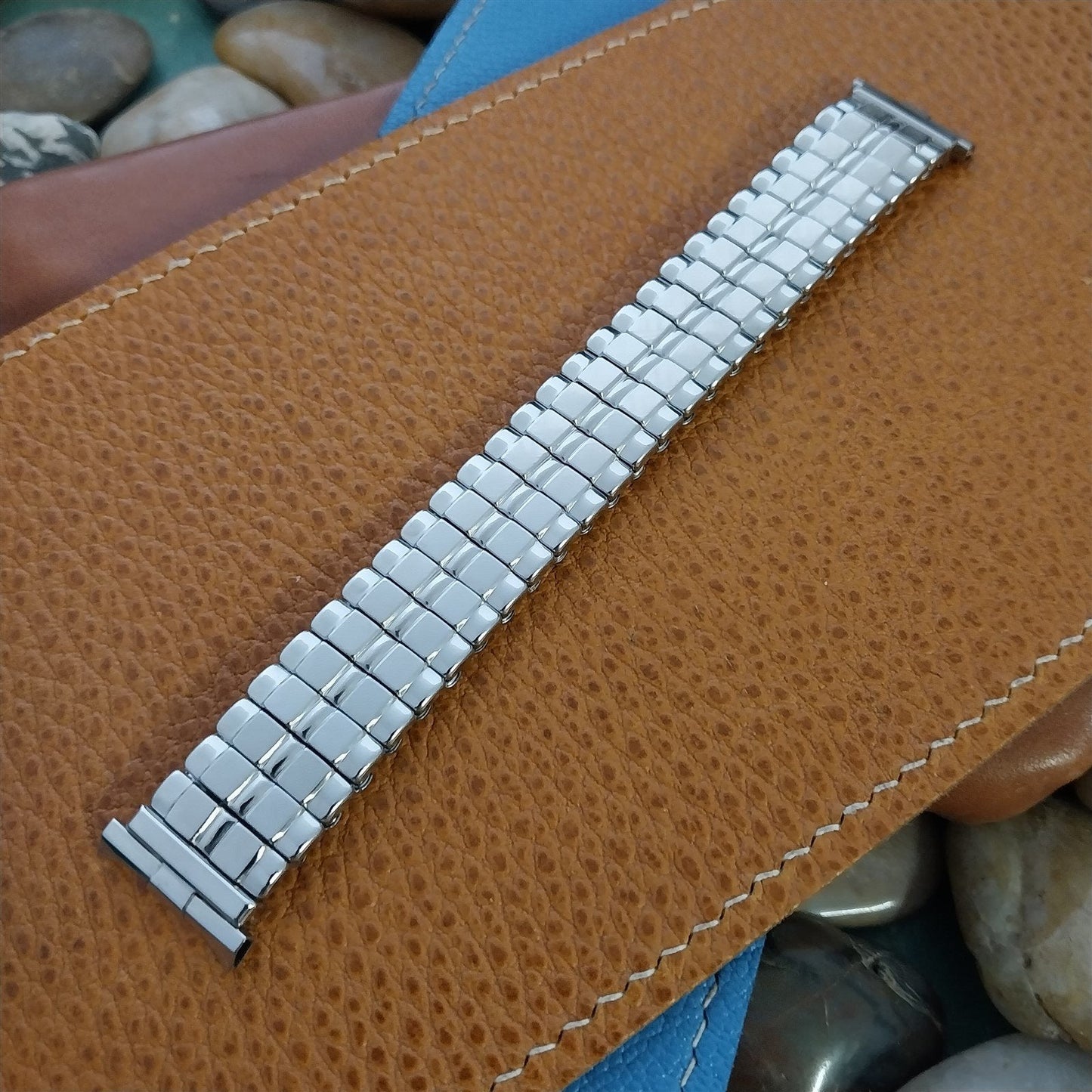 1960s 19mm 18mm JB Champion Stainless Steel Short Unused Vintage Watch Band