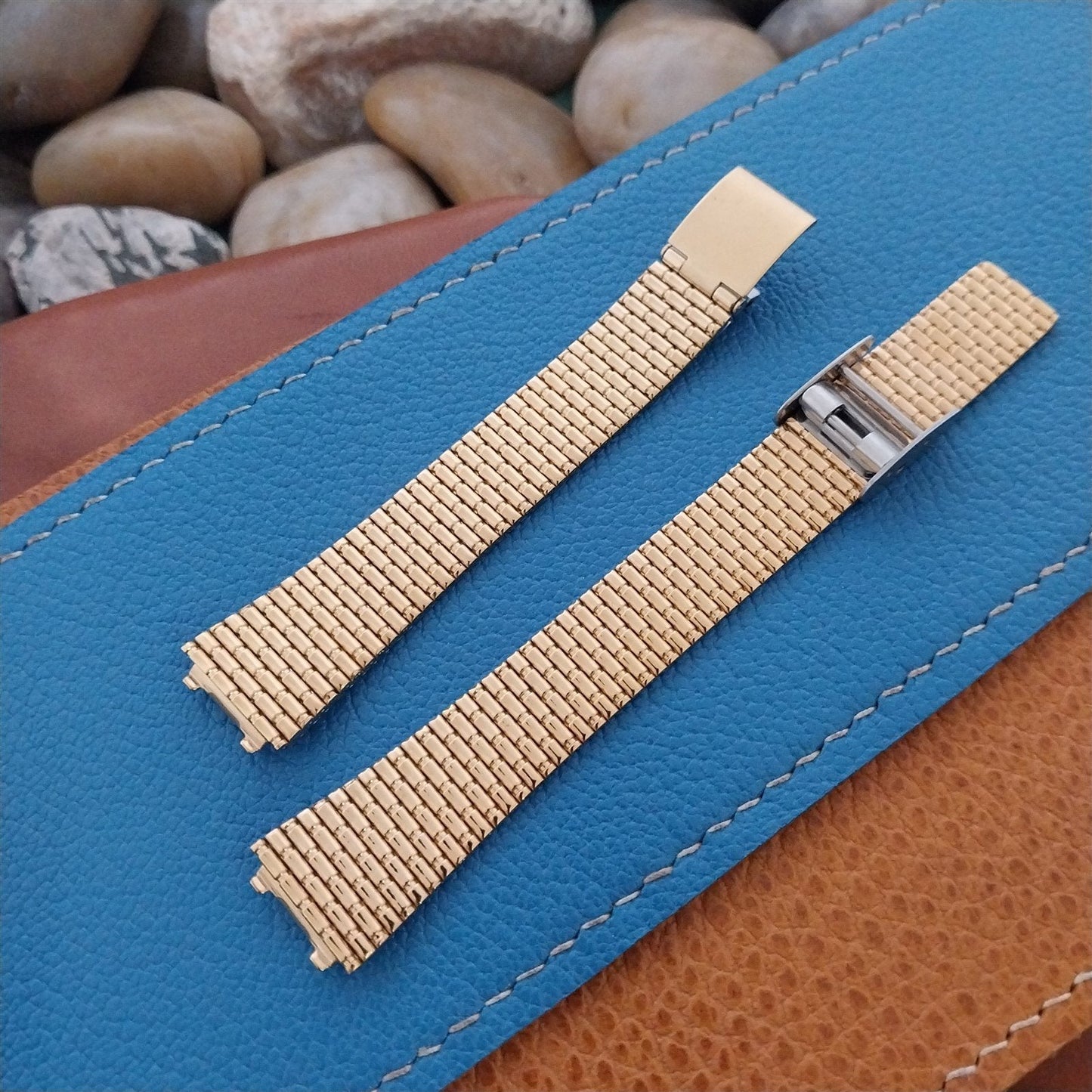 Seiko 12mm 5342 Yellow Gold-Tone Womens Vintage Watch Band