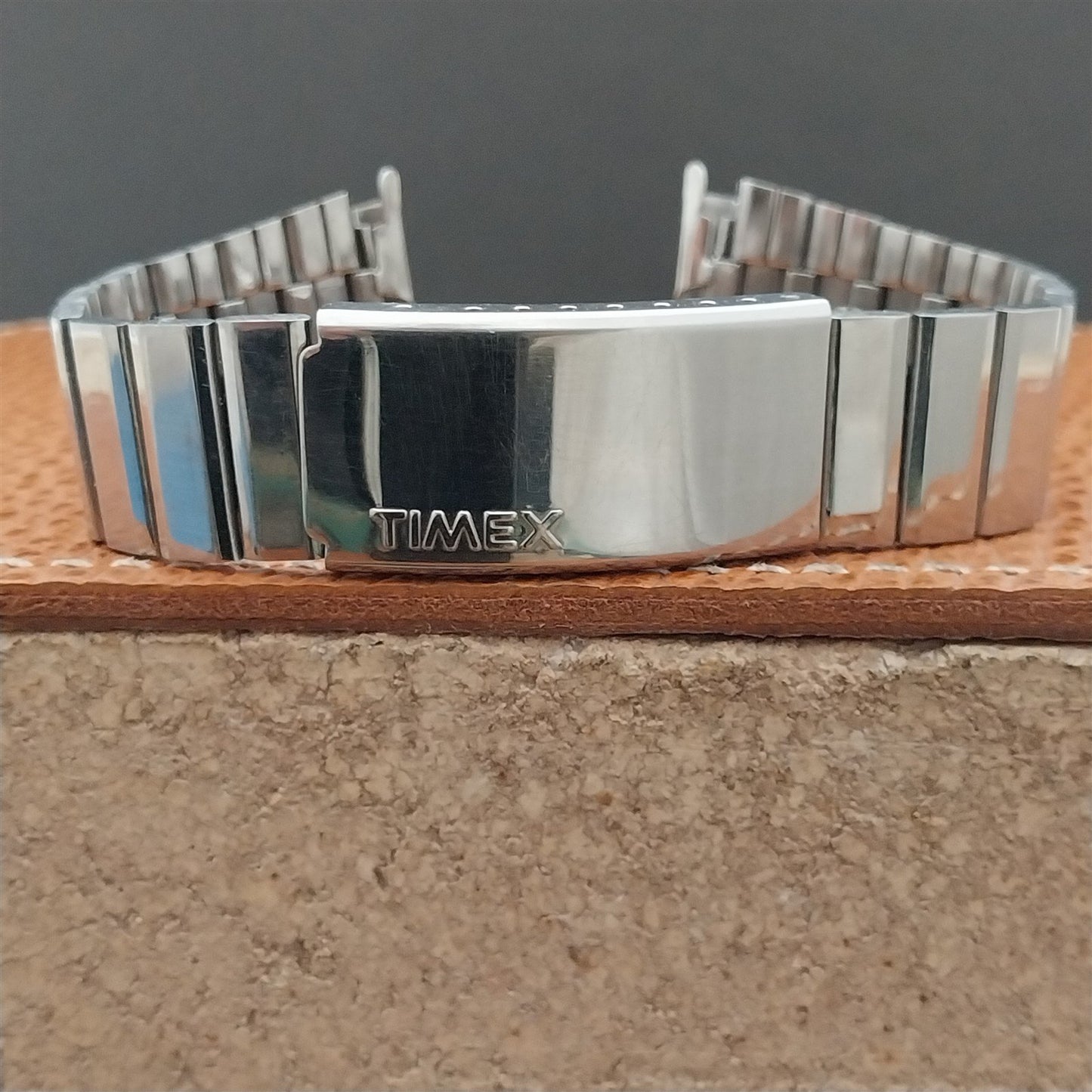 1970s Vintage Timex Stainless Steel 19mm nos Unused Classic Watch Band