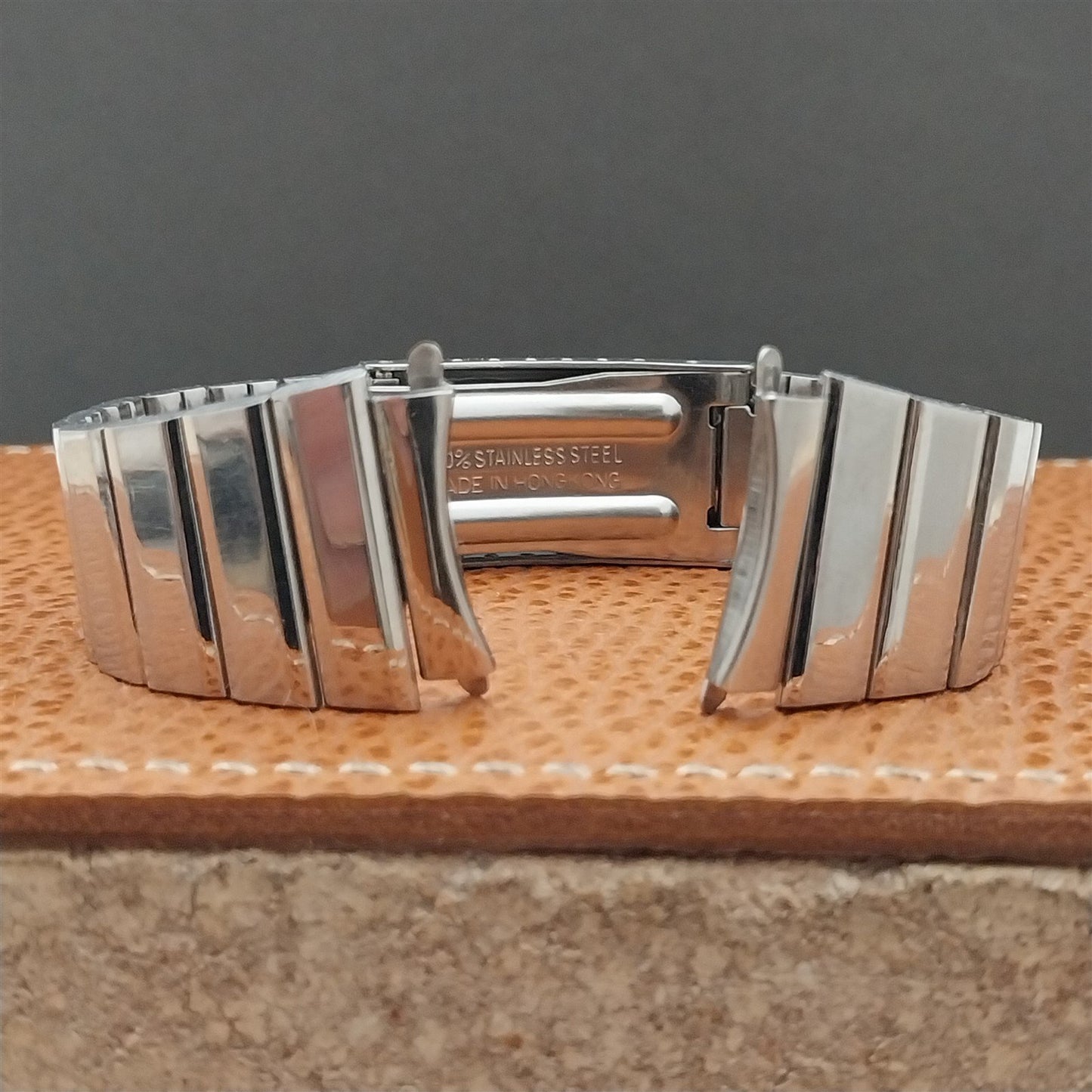 1970s Vintage Timex Stainless Steel 19mm nos Unused Classic Watch Band