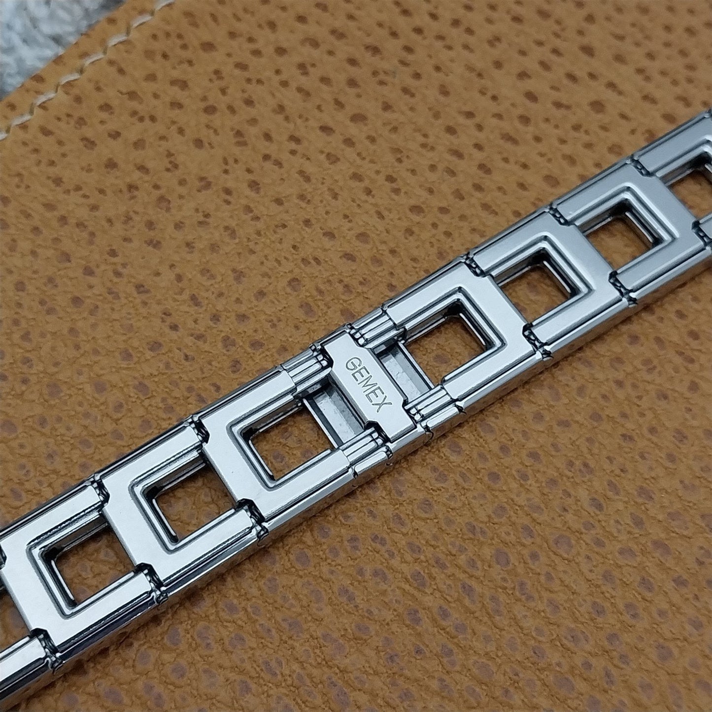 19mm 18mm 16mm Gemex Zephyr MCM Stainless Steel Unused 1950s Vintage Watch Band