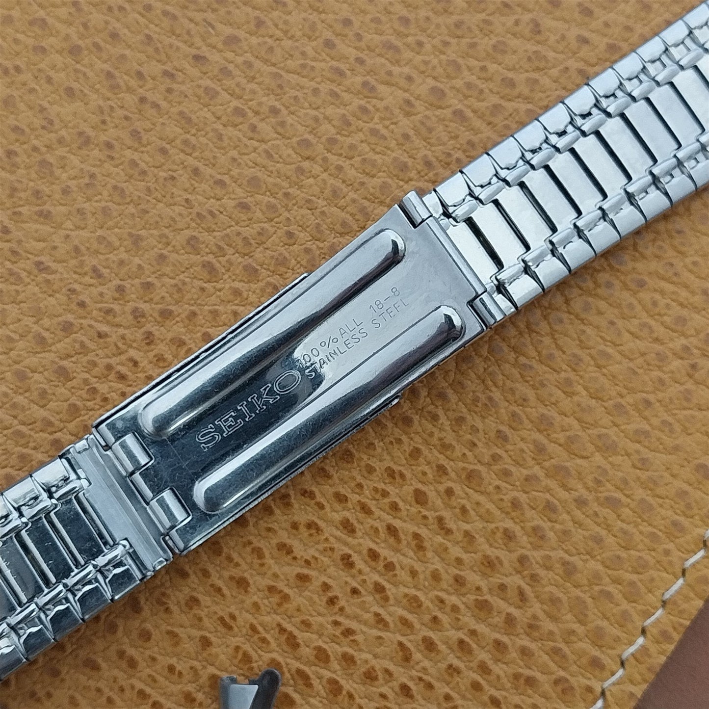 19mm Classic Seiko Japan Stainless Steel Unused 1960s-70s Vintage Watch Band