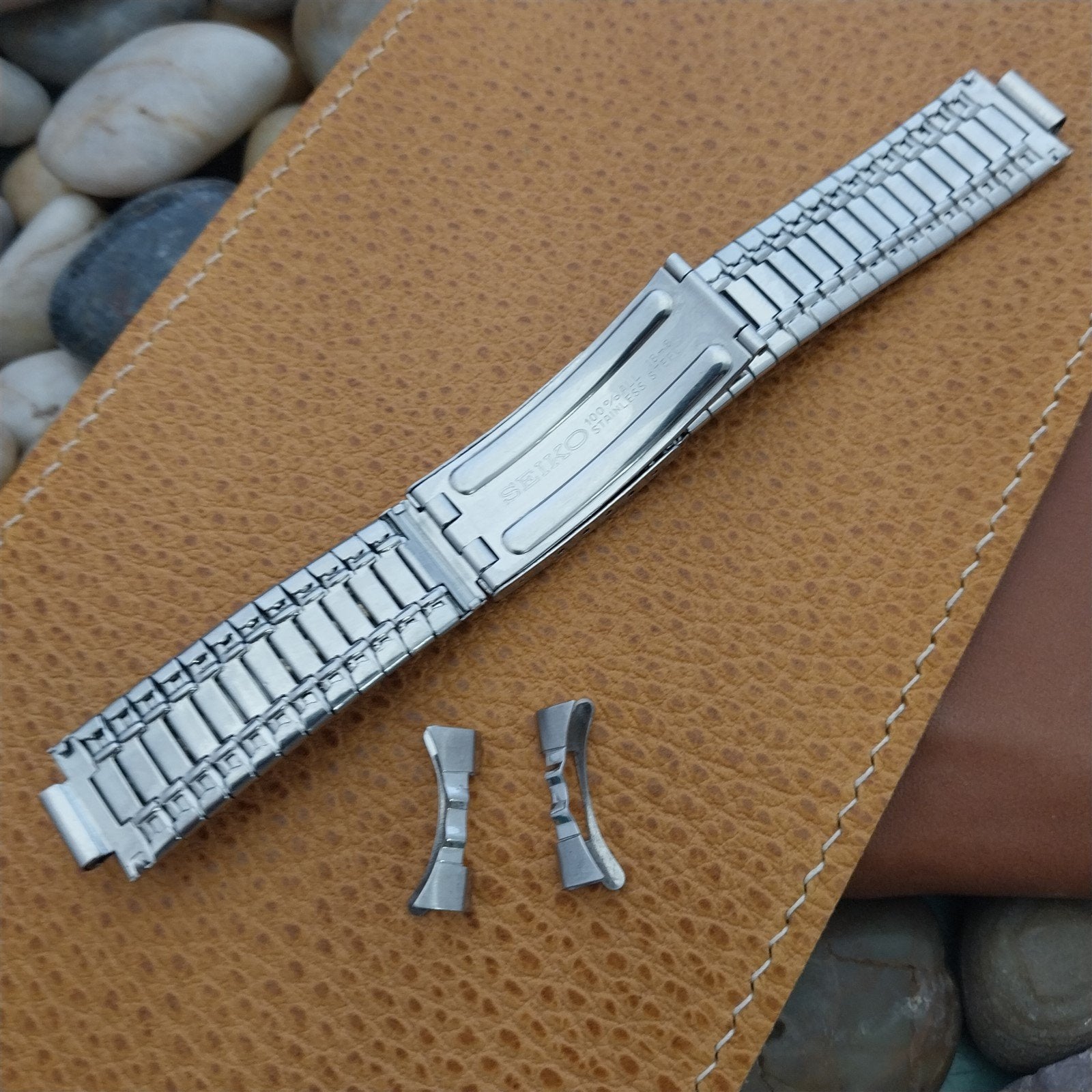 19mm Classic Seiko Japan Stainless Steel Unused 1960s-70s Vintage Watch Band