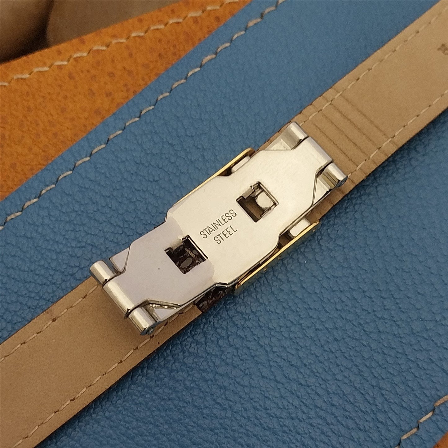 16mm Hadley Roma Burgundy Lizard Watch Band & Gold-Tone Butterfly Buckle