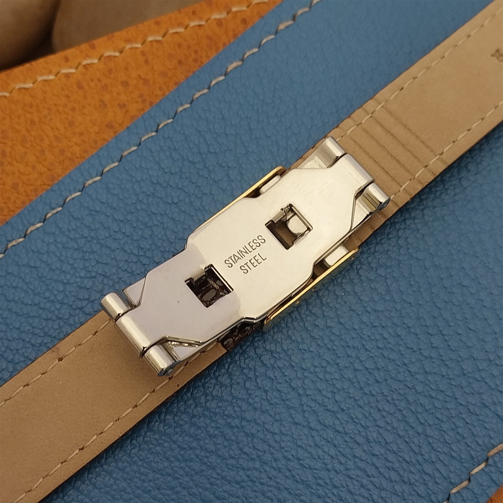 16mm Hadley Roma Burgundy Lizard Watch Band & Gold-Tone Butterfly Buckle