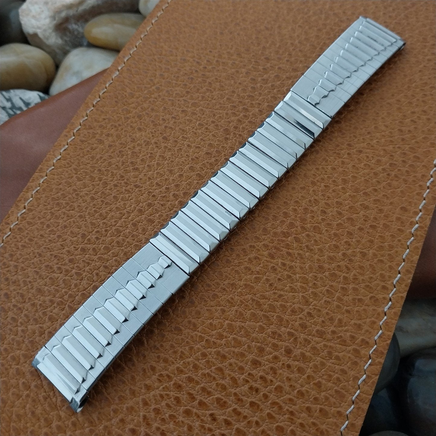 17.2mm Scott Stainless Steel Expansion nos Unused 1960s Vintage Watch Band