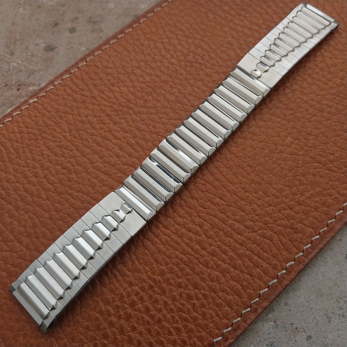 17.2mm Scott Stainless Steel Expansion nos Unused 1960s Vintage Watch Band