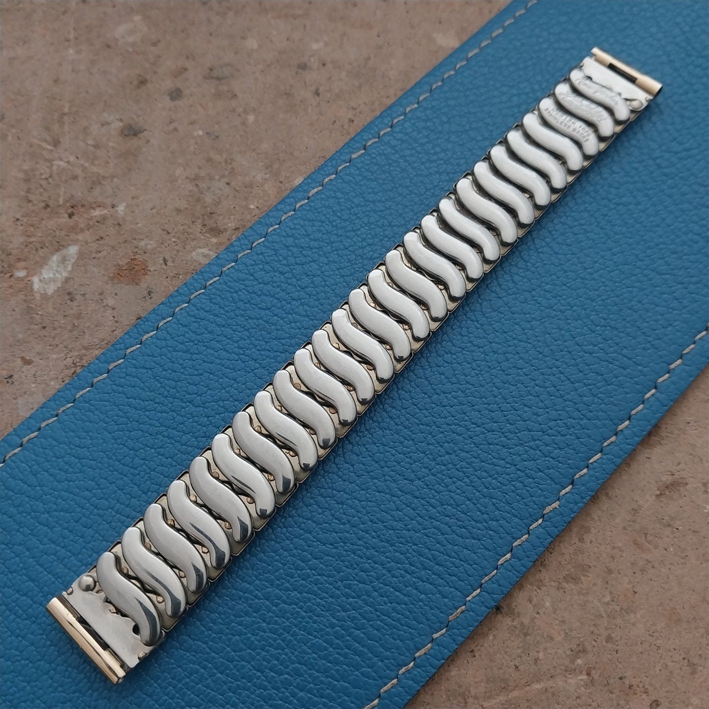 1940s Harwood 5/8" Gold Filled Stretch Expansion nos Vintage Watch Band