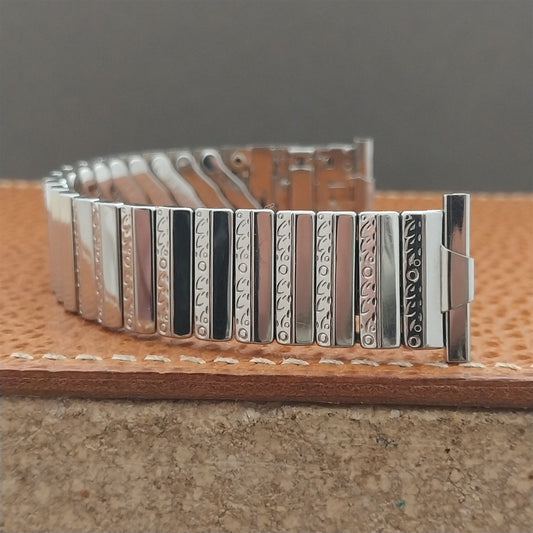 Foster 16mm 18mm 19mm Stainless Steel Short Expansion 1950s Watch Band