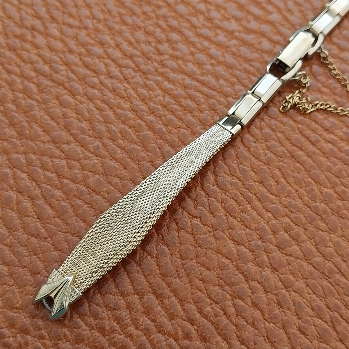 Speidel Braided Elegance Gold-Filled Mesh Unused 1960s Vintage Ladies Watch Band