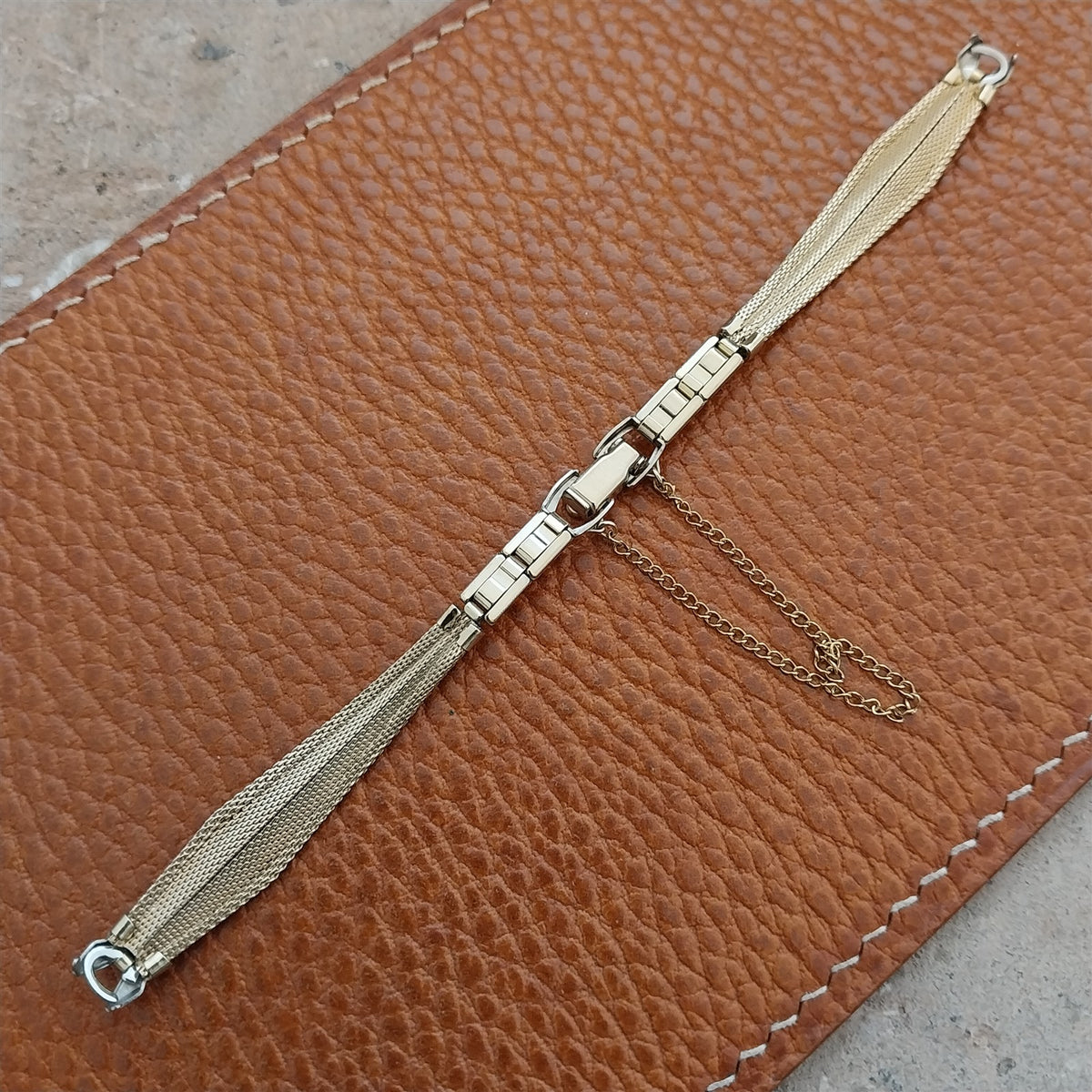 Speidel Braided Elegance Gold-Filled Mesh Unused 1960s Vintage Ladies Watch Band