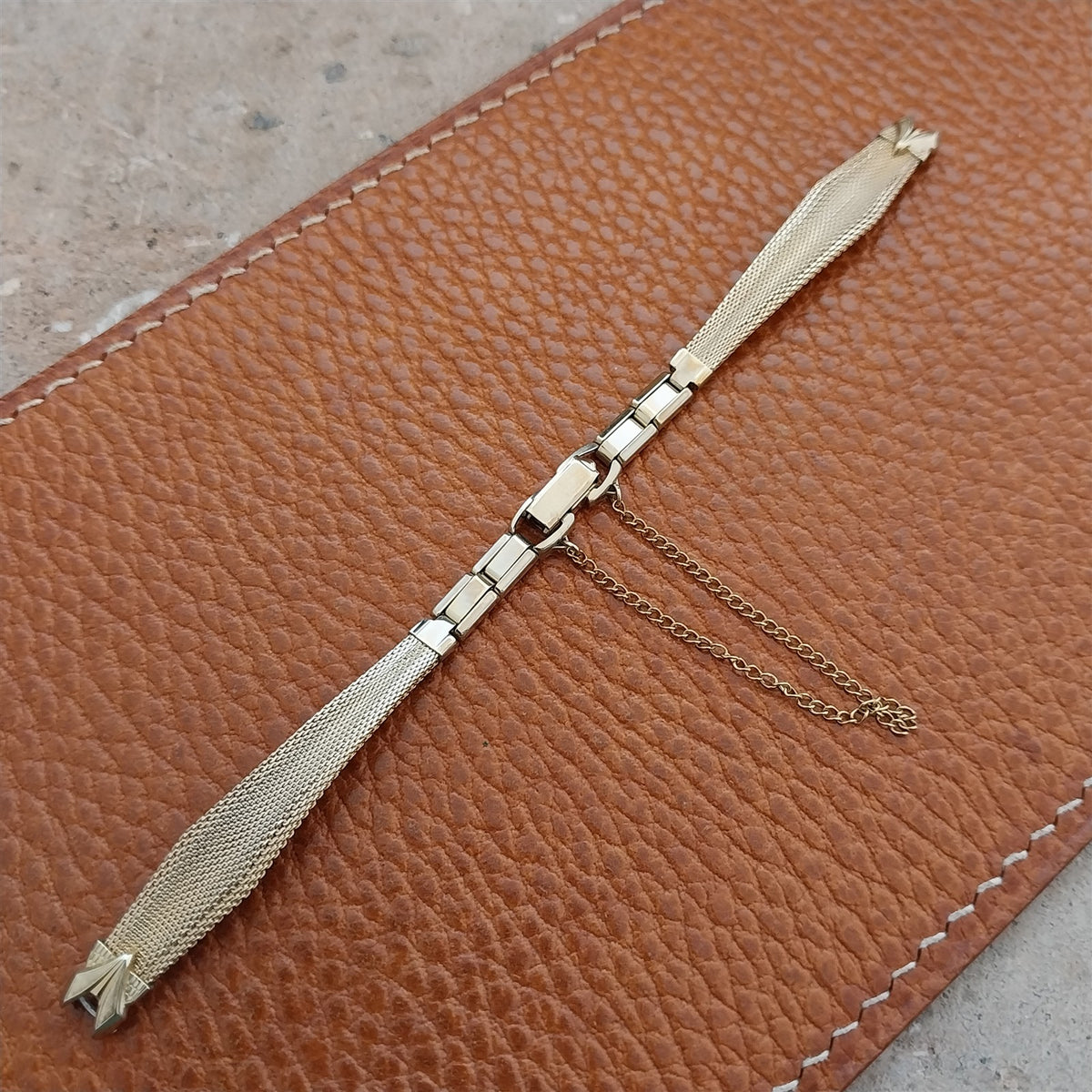 Speidel Braided Elegance Gold-Filled Mesh Unused 1960s Vintage Ladies Watch Band