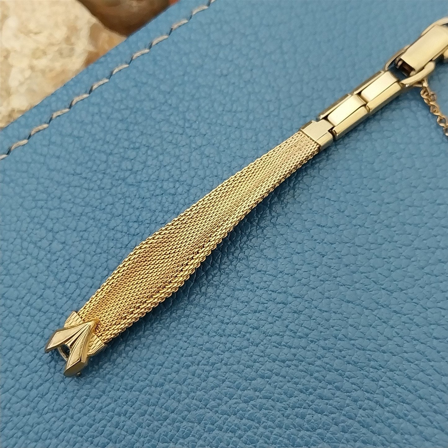 Speidel Braided Elegance Gold-Filled Mesh Unused 1960s Vintage Ladies Watch Band