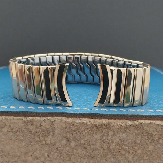 Classic Gemex wide 10k Yellow Gold-Filled nos 19mm 1950s old-stock Watch Band