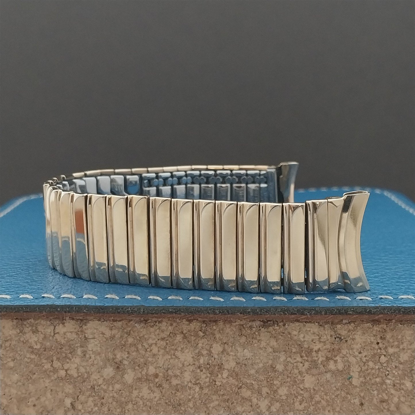 Classic Gemex wide 10k Yellow Gold-Filled nos 19mm 1950s old-stock Watch Band