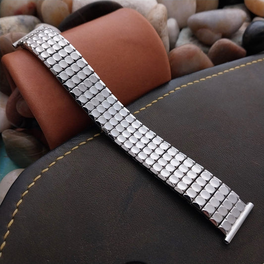 Gemex 16mm 18mm 19mm Stainless Steel Expansion Unused 1950s Vintage Watch Band