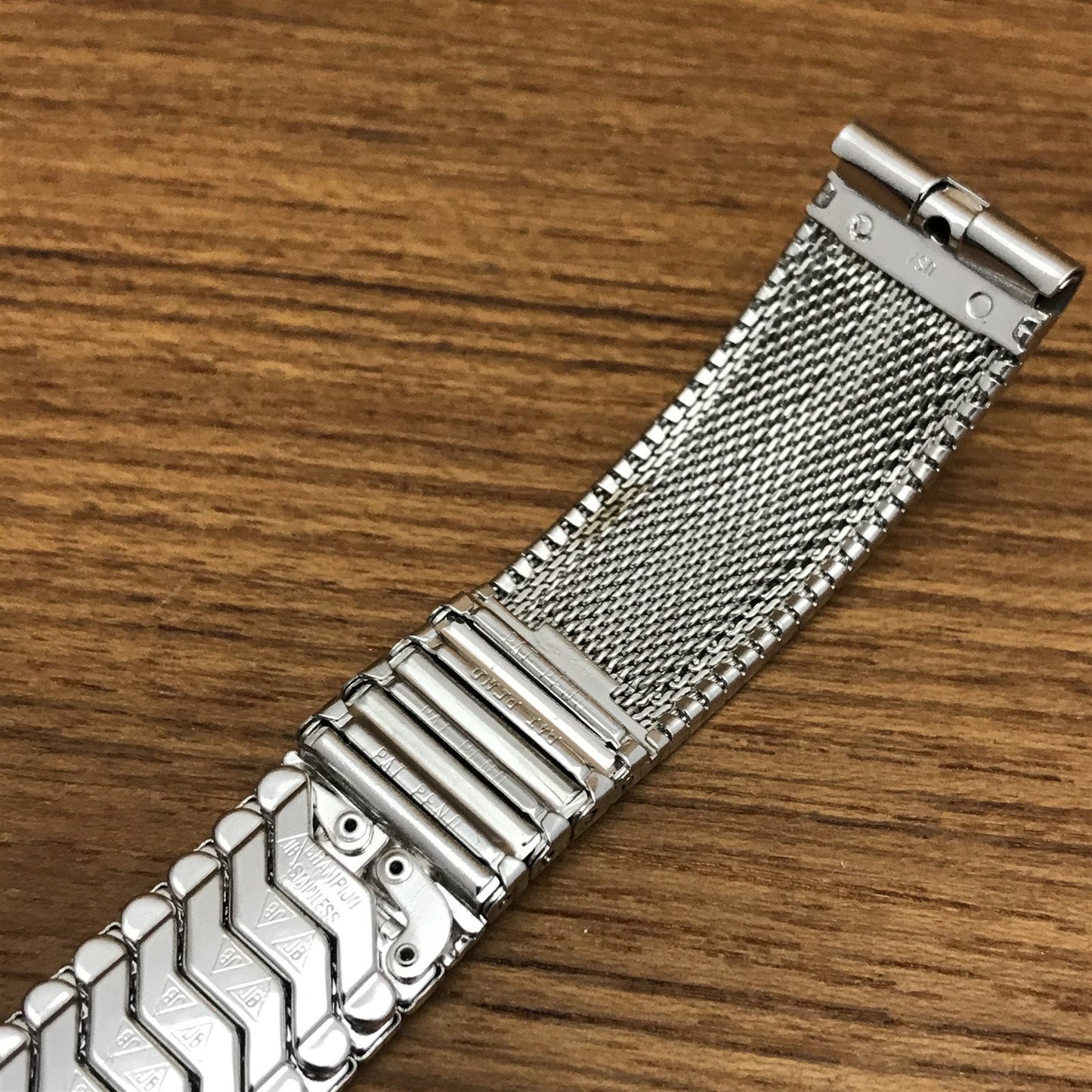 17.2mm JB Champion Stainless Steel Unused nos 1960s Vintage Watch Band