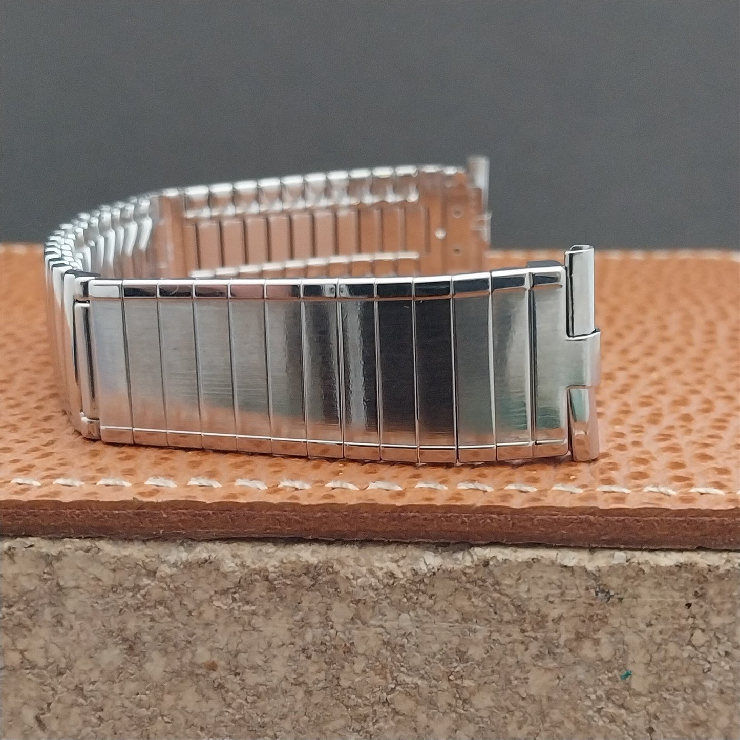 1960s Vintage Stainless Steel JB Champion 19mm 18mm 17mm Unused NOS Watch Band