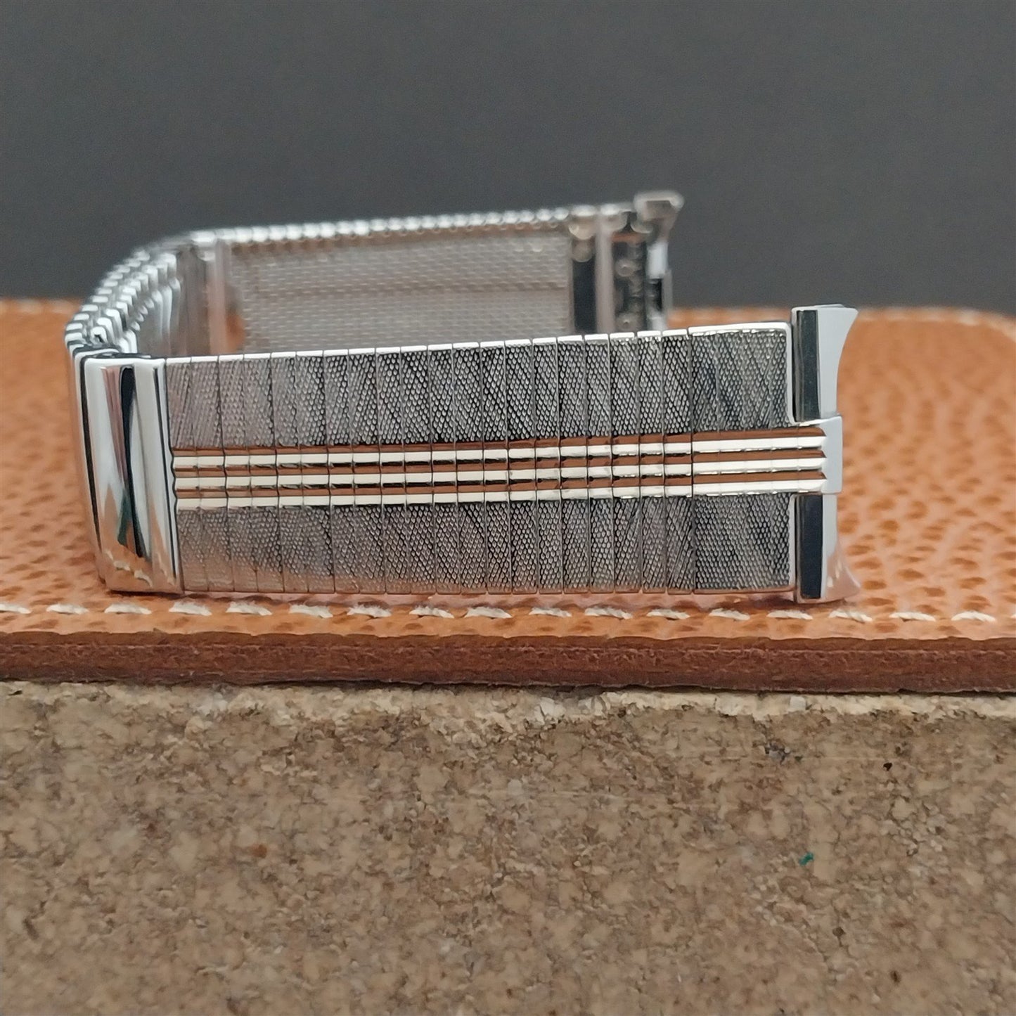 1960s Stainless Steel JB Champion 19mm 18mm 17mm Unused NOS Vintage Watch Band
