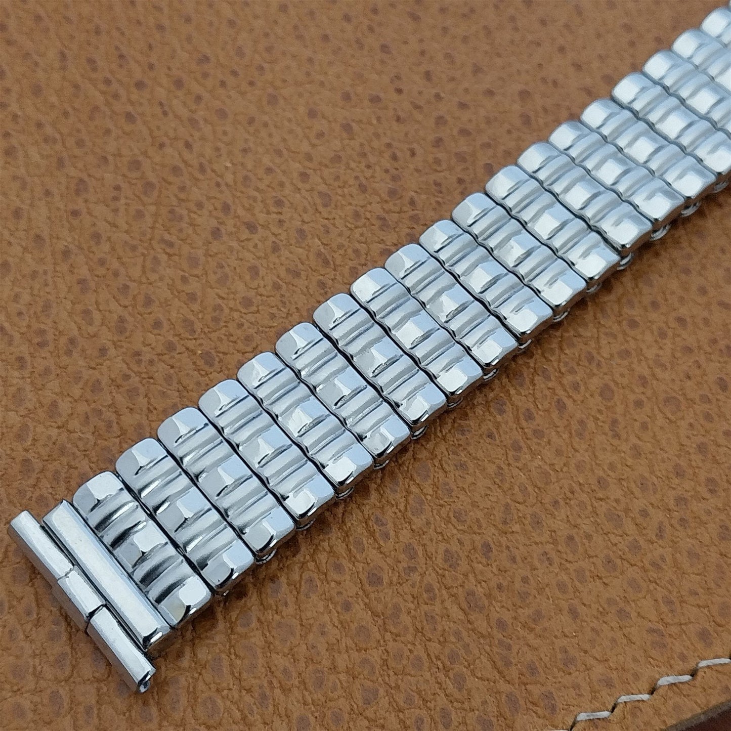 1960s Stainless Steel JB Champion19mm mcm nos Vintage Watch Band