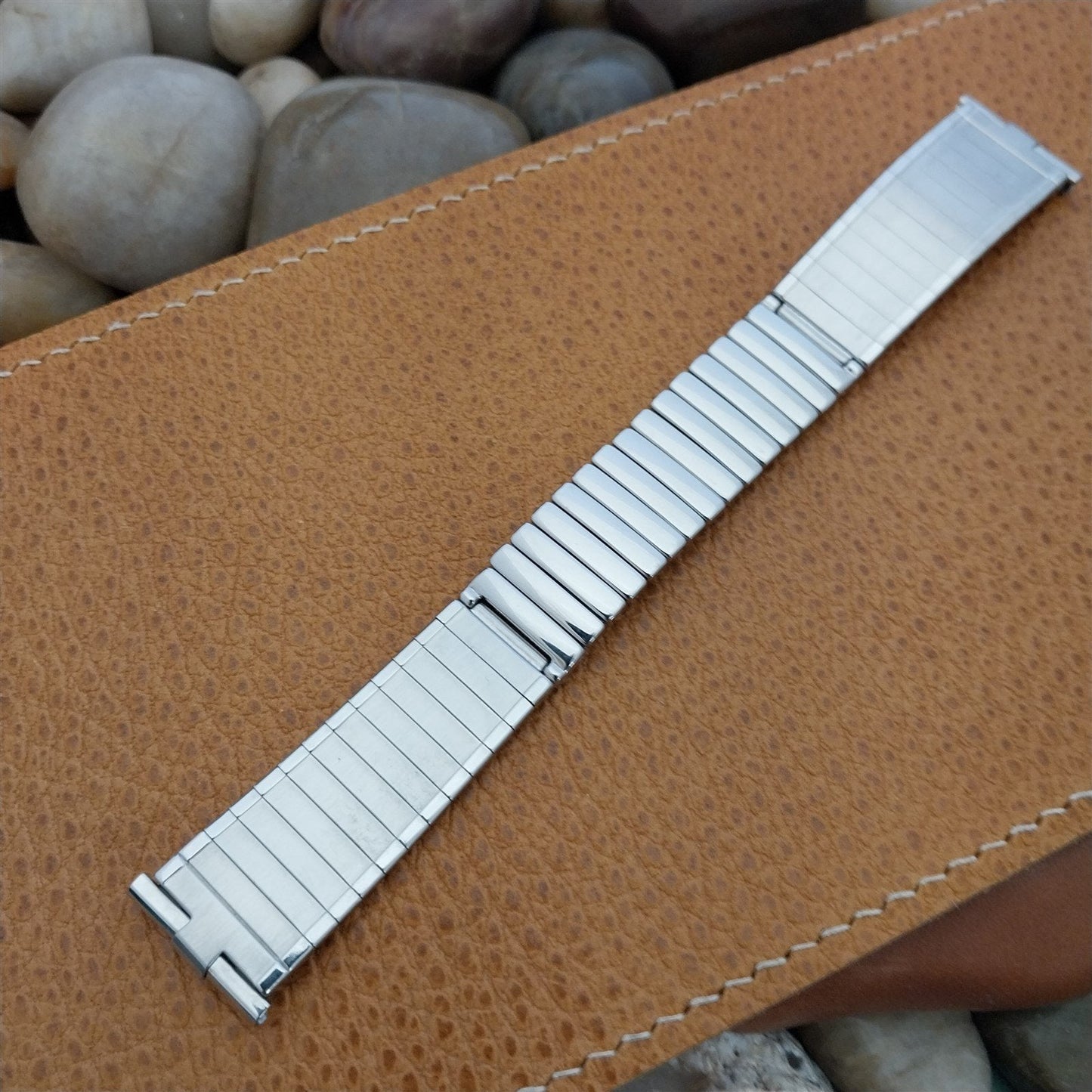 19mm 18mm 17mm 1960s Stainless Steel JB Champion USA nos Vintage Watch Band